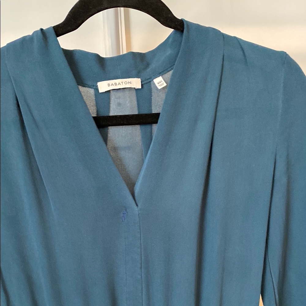Babaton Teal FRANCISCO DRESS - Picture 5 of 6